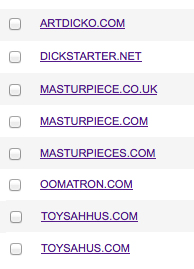Domains I also registered 2